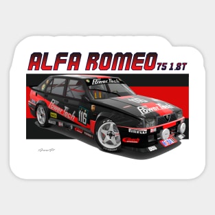 Alfa Romeo 75 Sticker